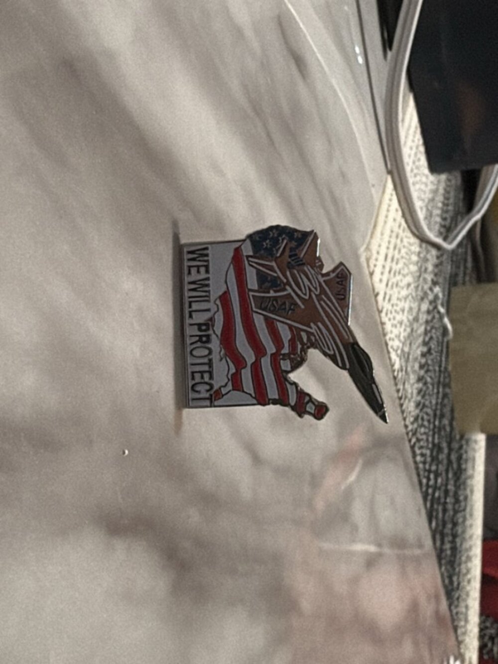 USAF “We Will Protect” Enamel Pin